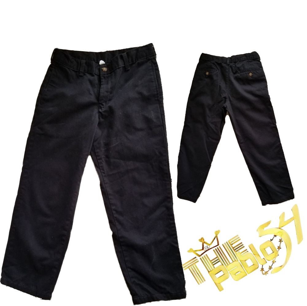Boy's George Black Casual Pants 10H